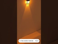 外壁装飾 紫色RGB色の太陽光発電の壁灯