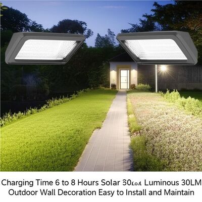 良い価格 Charging Time 6 to 8 Hours Solar Wall Lamps with 30LM Luminous Flux Outdoor Wall Decoration Easy to Install and Maintain オンライン